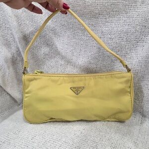 Prada Lemon Yellow Shoulder Bag